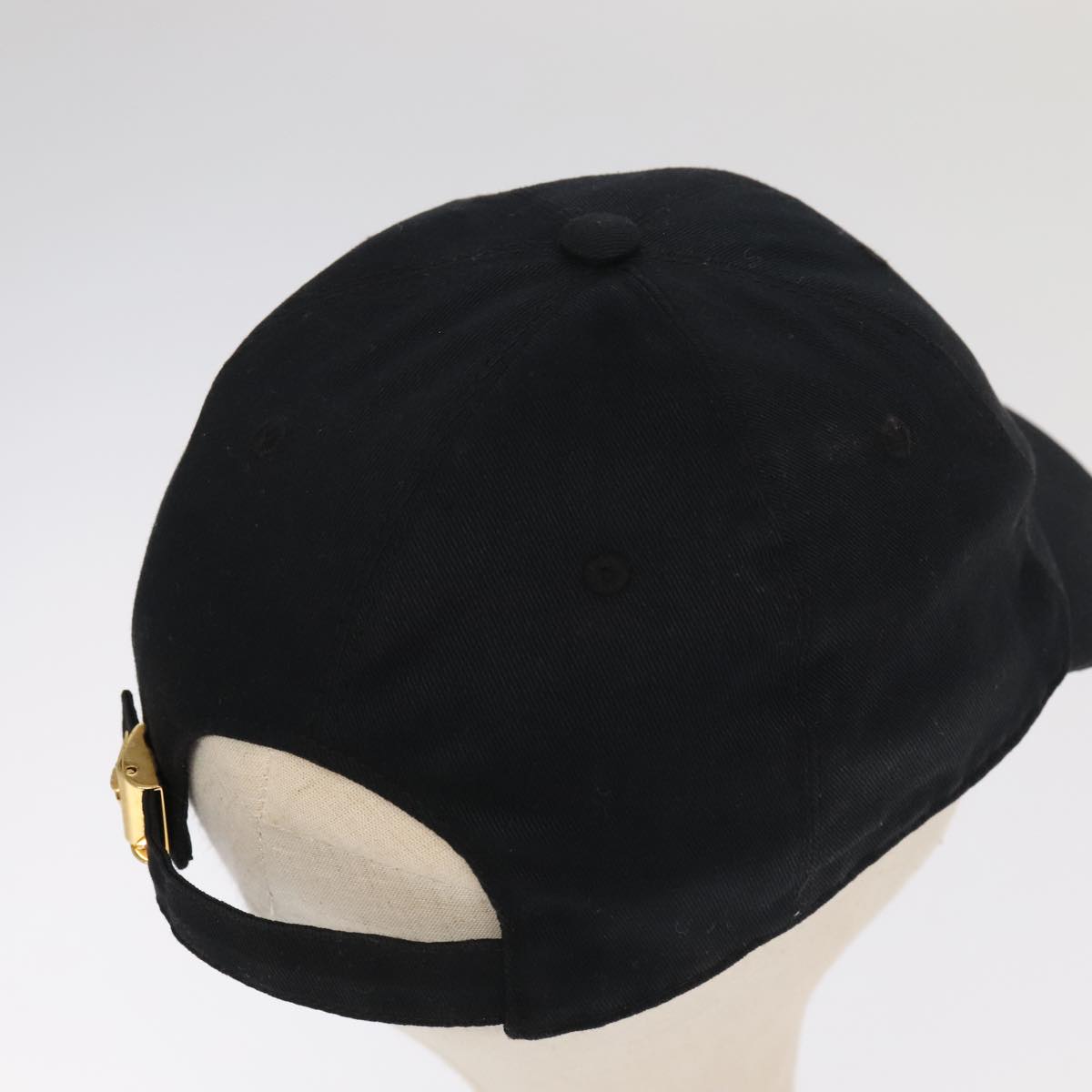 VERSACE Cap cotton Black Auth ac3393