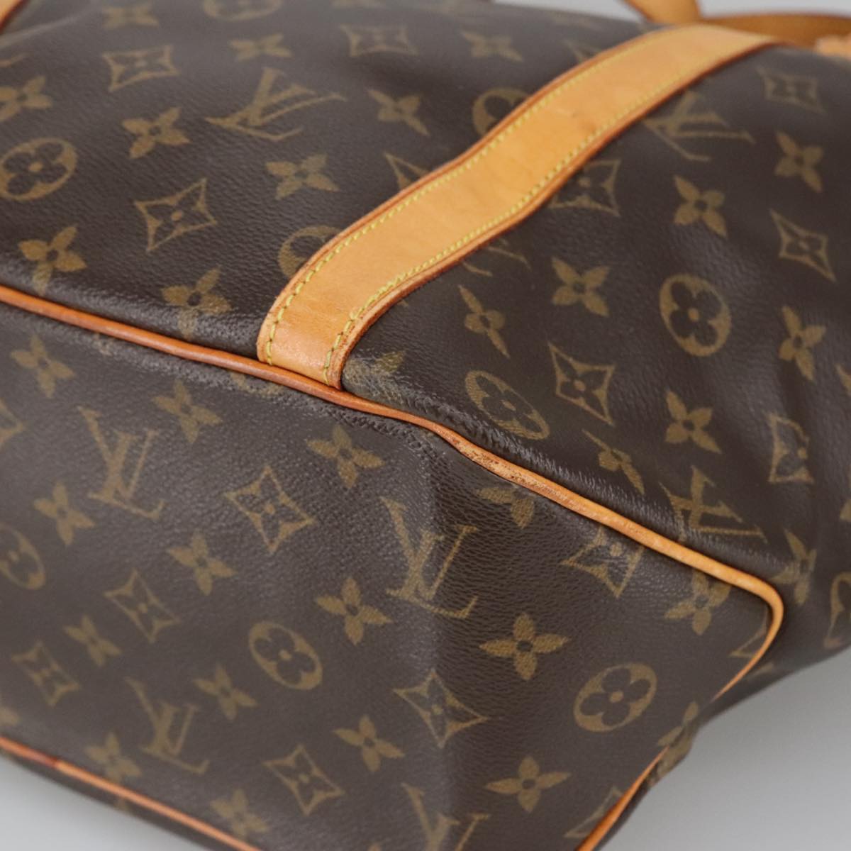 LOUIS VUITTON Monogram Sac Shopping Tote Bag M51108 LV Auth ac3399