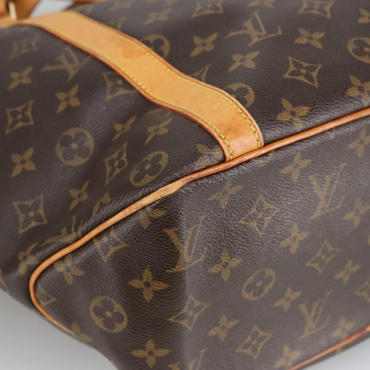 LOUIS VUITTON Monogram Sac Shopping Tote Bag M51108 LV Auth ac3399