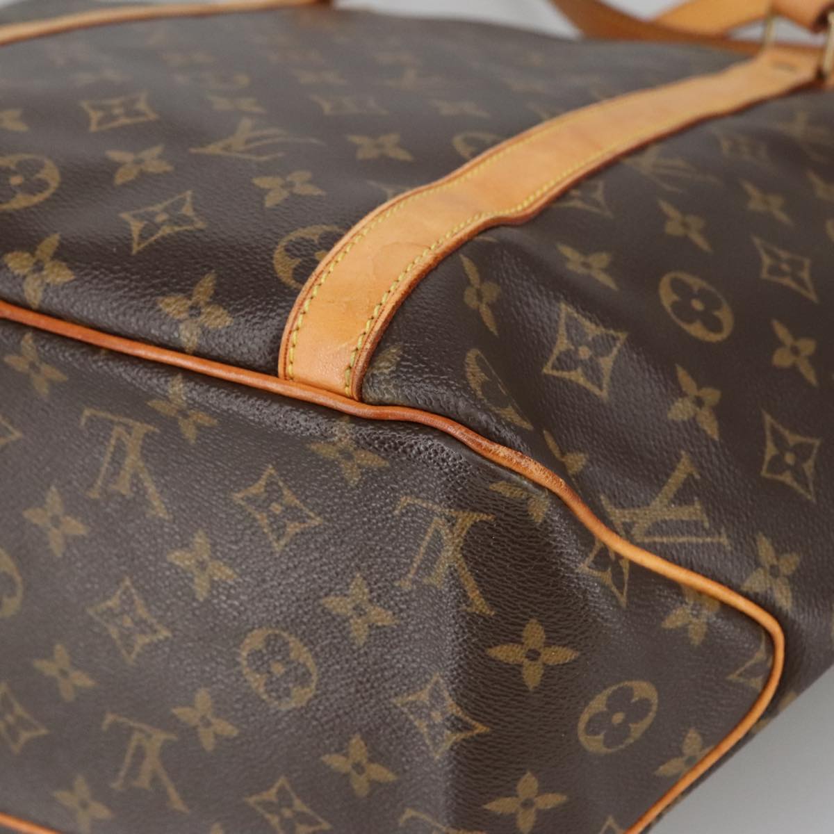 LOUIS VUITTON Monogram Sac Shopping Tote Bag M51108 LV Auth ac3399