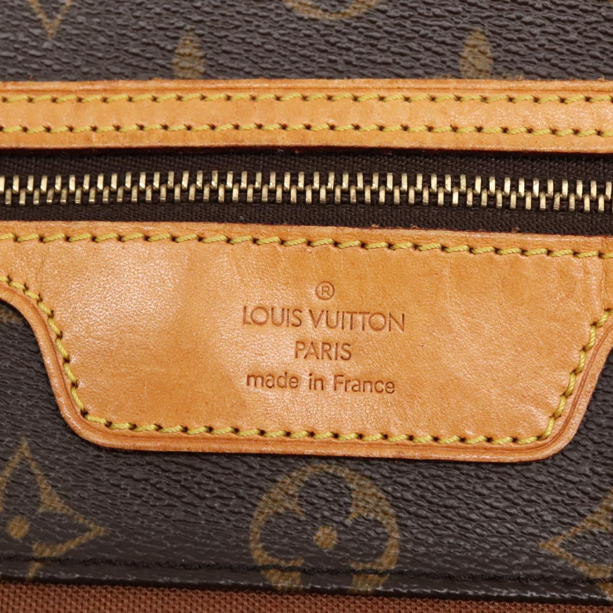 LOUIS VUITTON Monogram Sac Shopping Tote Bag M51108 LV Auth ac3399