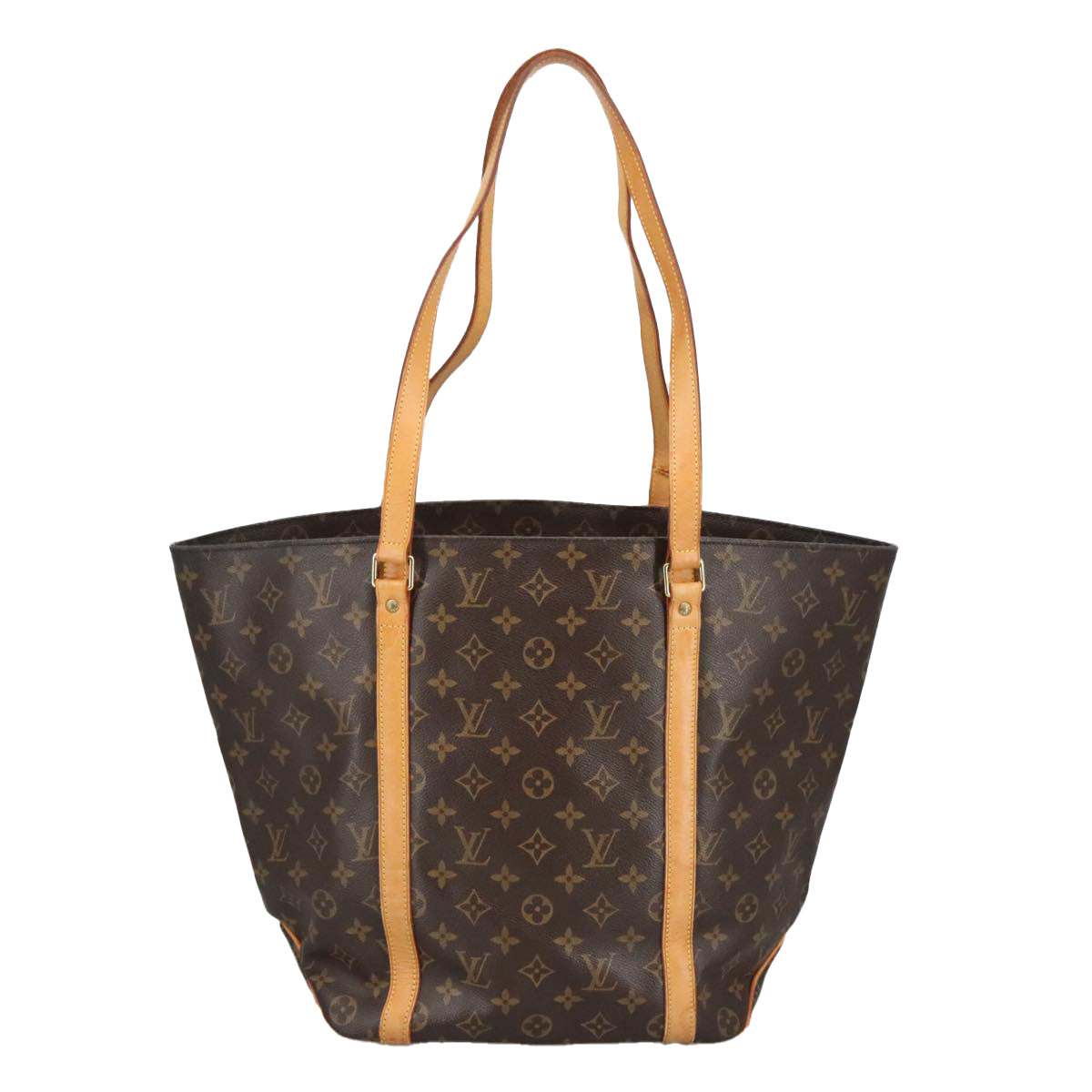 LOUIS VUITTON Monogram Sac Shopping Tote Bag M51108 LV Auth ac3399