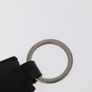 LOUIS VUITTON Cloche Cle Charm Leather Black Silver M68020 LV Auth ac3402-13