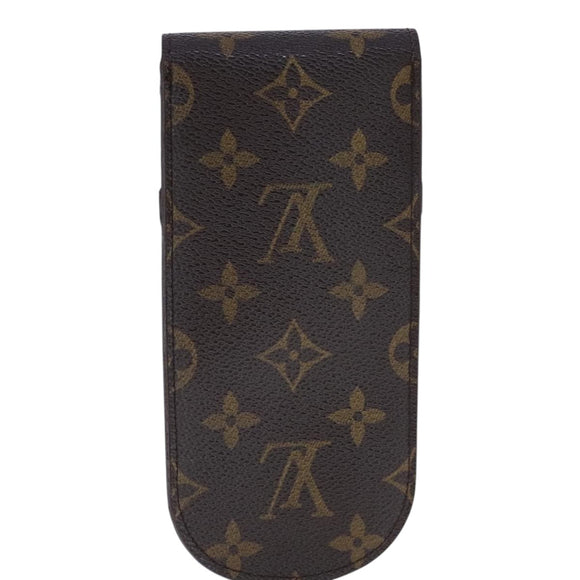 LOUIS VUITTON Monogram Etui Lunette Rabat Glasses Case M62970 LV Auth ac3420