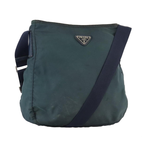 PRADA Shoulder Bag Nylon Navy Auth ac3437