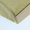 PRADA Hand Bag Nylon Beige Auth ac3438-14