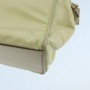 PRADA Hand Bag Nylon Beige Auth ac3438-15