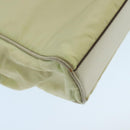 PRADA Hand Bag Nylon Beige Auth ac3438-16