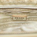 PRADA Hand Bag Nylon Beige Auth ac3438-17