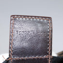 FENDI Zucca Canvas Hand Bag Brown Black Auth ac3445-12