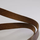 FENDI Zucca Canvas Hand Bag Brown Black Auth ac3445-8