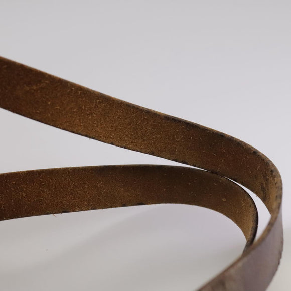 FENDI Zucca Canvas Hand Bag Brown Black Auth ac3445