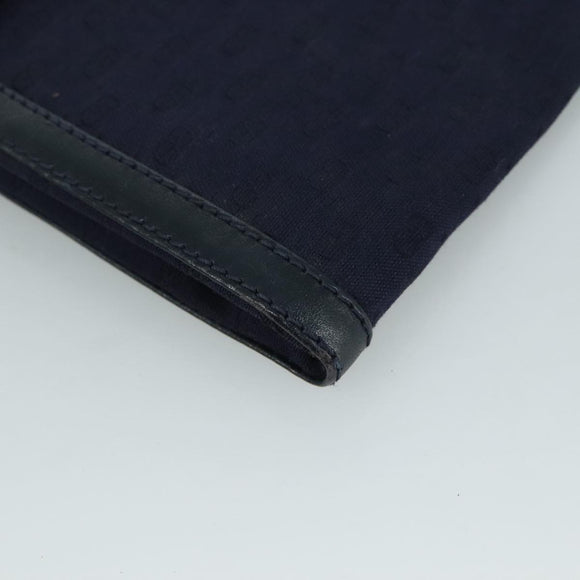 GUCCI Micro GG Canvas Shoulder Bag Navy Auth ac3454