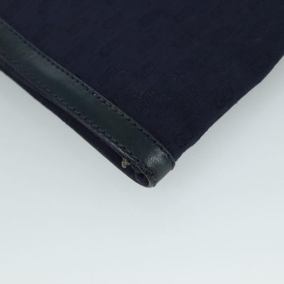 GUCCI Micro GG Canvas Shoulder Bag Navy Auth ac3454