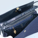 GUCCI Micro GG Canvas Shoulder Bag Navy Auth ac3454-10