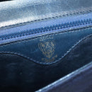 GUCCI Micro GG Canvas Shoulder Bag Navy Auth ac3454-16