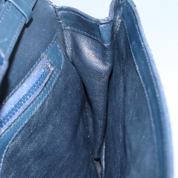 GUCCI Micro GG Canvas Shoulder Bag Navy Auth ac3454