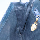 GUCCI Micro GG Canvas Shoulder Bag Navy Auth ac3454-19