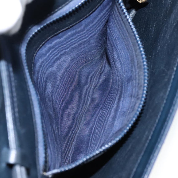 GUCCI Micro GG Canvas Shoulder Bag Navy Auth ac3454