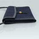 GUCCI Micro GG Canvas Shoulder Bag Navy Auth ac3454-4