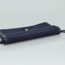 GUCCI Micro GG Canvas Shoulder Bag Navy Auth ac3454-6