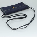 GUCCI Micro GG Canvas Shoulder Bag Navy Auth ac3454-7