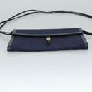 GUCCI Micro GG Canvas Shoulder Bag Navy Auth ac3454-5