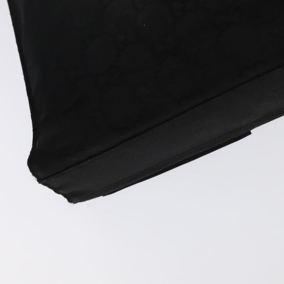 GUCCI GG Canvas Shoulder Bag Black 001 3283 Auth ac3471