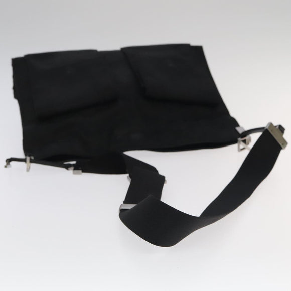 GUCCI GG Canvas Shoulder Bag Black 001 3283 Auth ac3471