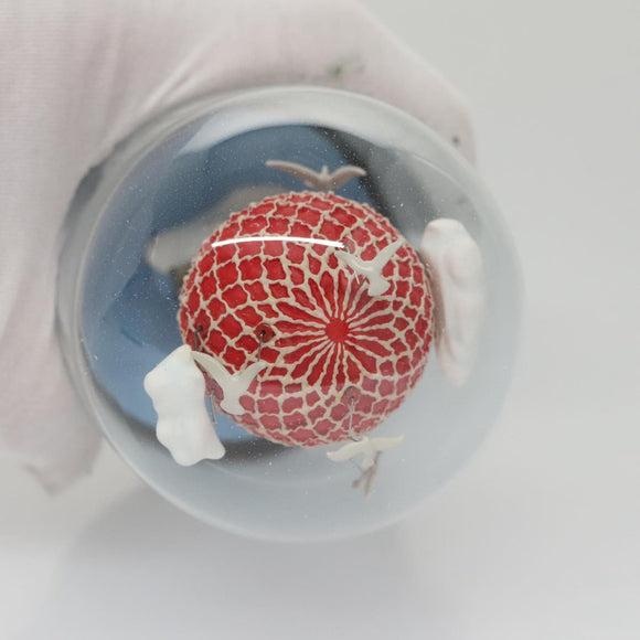 LOUIS VUITTON Snow Globe Balloon VIP Only Clear Red LV Auth ac3487