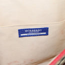 BURBERRY Nova Check Blue Label Hand Bag Canvas Beige Auth ac3491-14