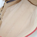 BURBERRY Nova Check Blue Label Hand Bag Canvas Beige Auth ac3491-15