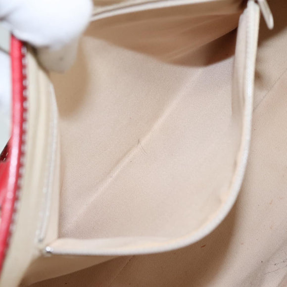 BURBERRY Nova Check Blue Label Hand Bag Canvas Beige Auth ac3491