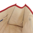 BURBERRY Nova Check Blue Label Hand Bag Canvas Beige Auth ac3491-26