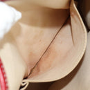BURBERRY Nova Check Blue Label Hand Bag Canvas Beige Auth ac3491-29