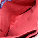 BURBERRY Nova Check Blue Label Hand Bag Canvas Beige Auth ac3492-18