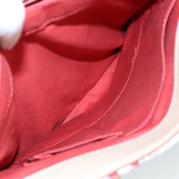 BURBERRY Nova Check Blue Label Hand Bag Canvas Beige Auth ac3492