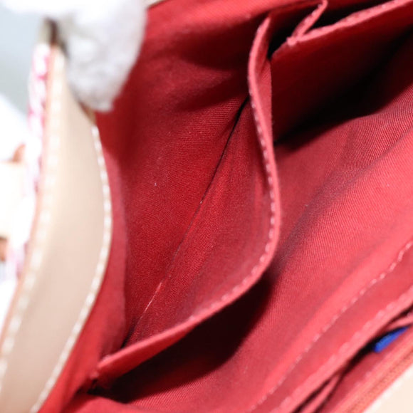 BURBERRY Nova Check Blue Label Hand Bag Canvas Beige Auth ac3492