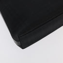 BURBERRY Nova Check Shoulder Bag PVC Black Auth ac3493-16