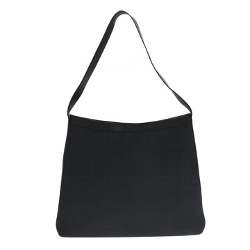 BURBERRY Nova Check Shoulder Bag PVC Black Auth ac3493 - 0