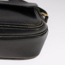 Burberrys Shoulder Bag Leather Black Auth ac3508-15