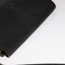 Burberrys Shoulder Bag Leather Black Auth ac3508-6