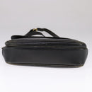Burberrys Shoulder Bag Leather Black Auth ac3508-5