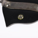 PRADA Key Ring Leather Black Auth ac3522-8