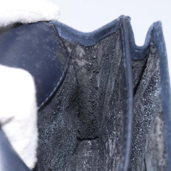 GUCCI Shoulder Bag Suede Navy Auth ac3533