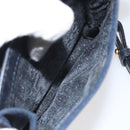 GUCCI Shoulder Bag Suede Navy Auth ac3533-20