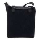 GUCCI Shoulder Bag Suede Navy Auth ac3533-3