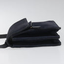 GUCCI Shoulder Bag Suede Navy Auth ac3533-5