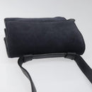 GUCCI Shoulder Bag Suede Navy Auth ac3533-6