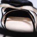 PRADA High heels Satin 37 1/2 Black Auth ac3535-15